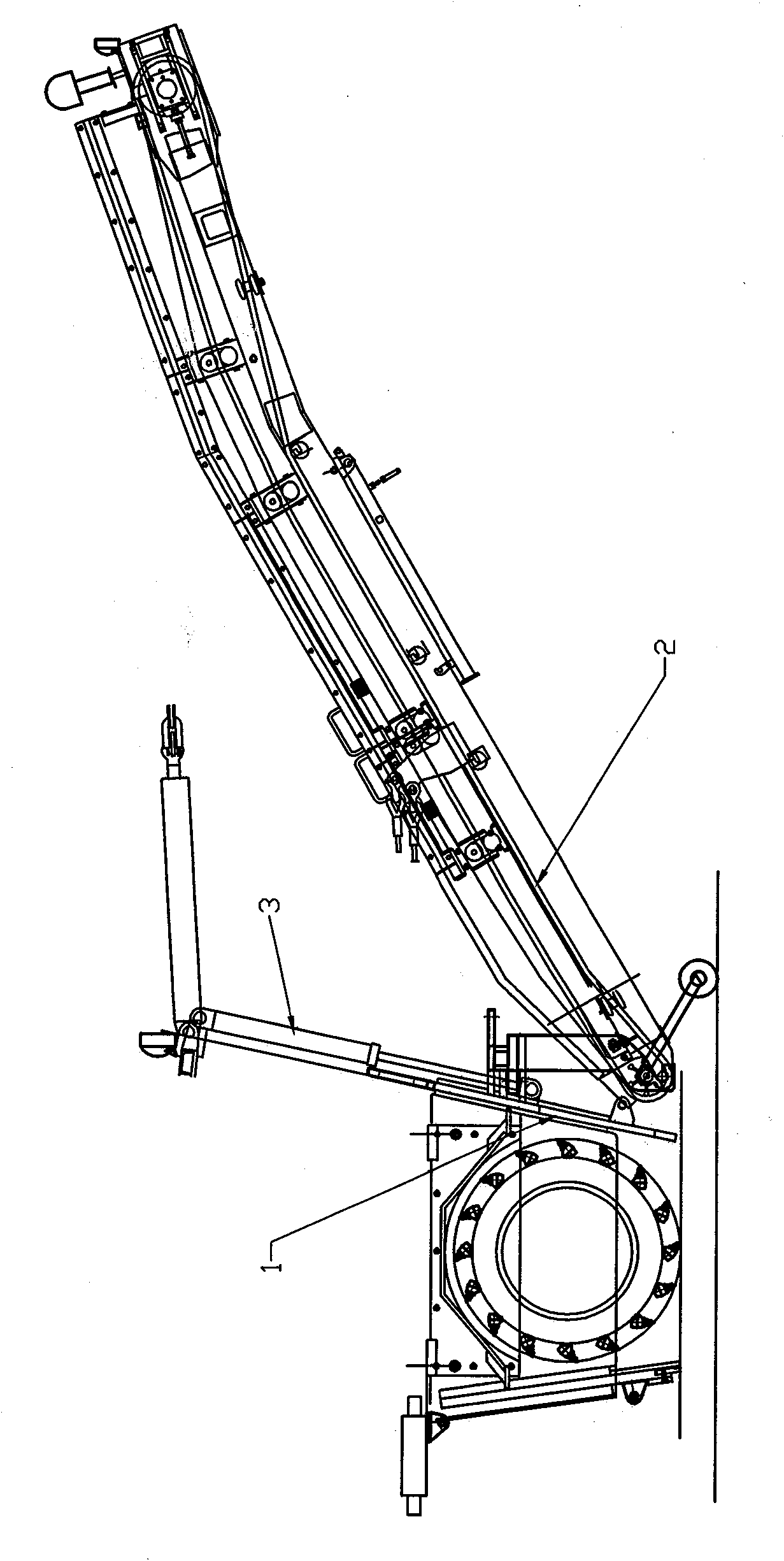 Device for adaptive control of ground clearance of front discharge door of pavement milling machine