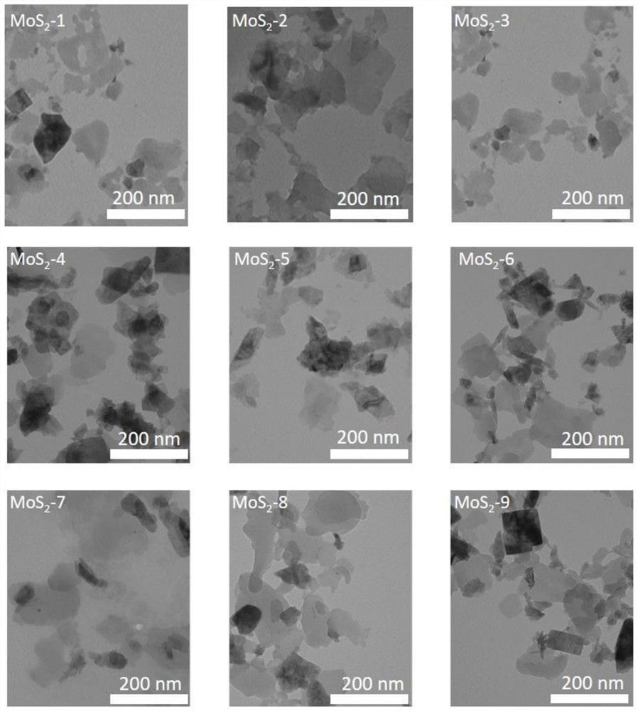 Molybdenum disulfide two-dimensional nanomaterials modified by barbituric acid derivatives and their applications