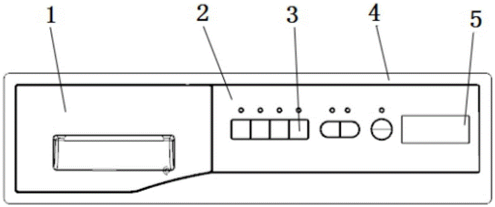 Easy-to-disassemble control panel structure and household appliance