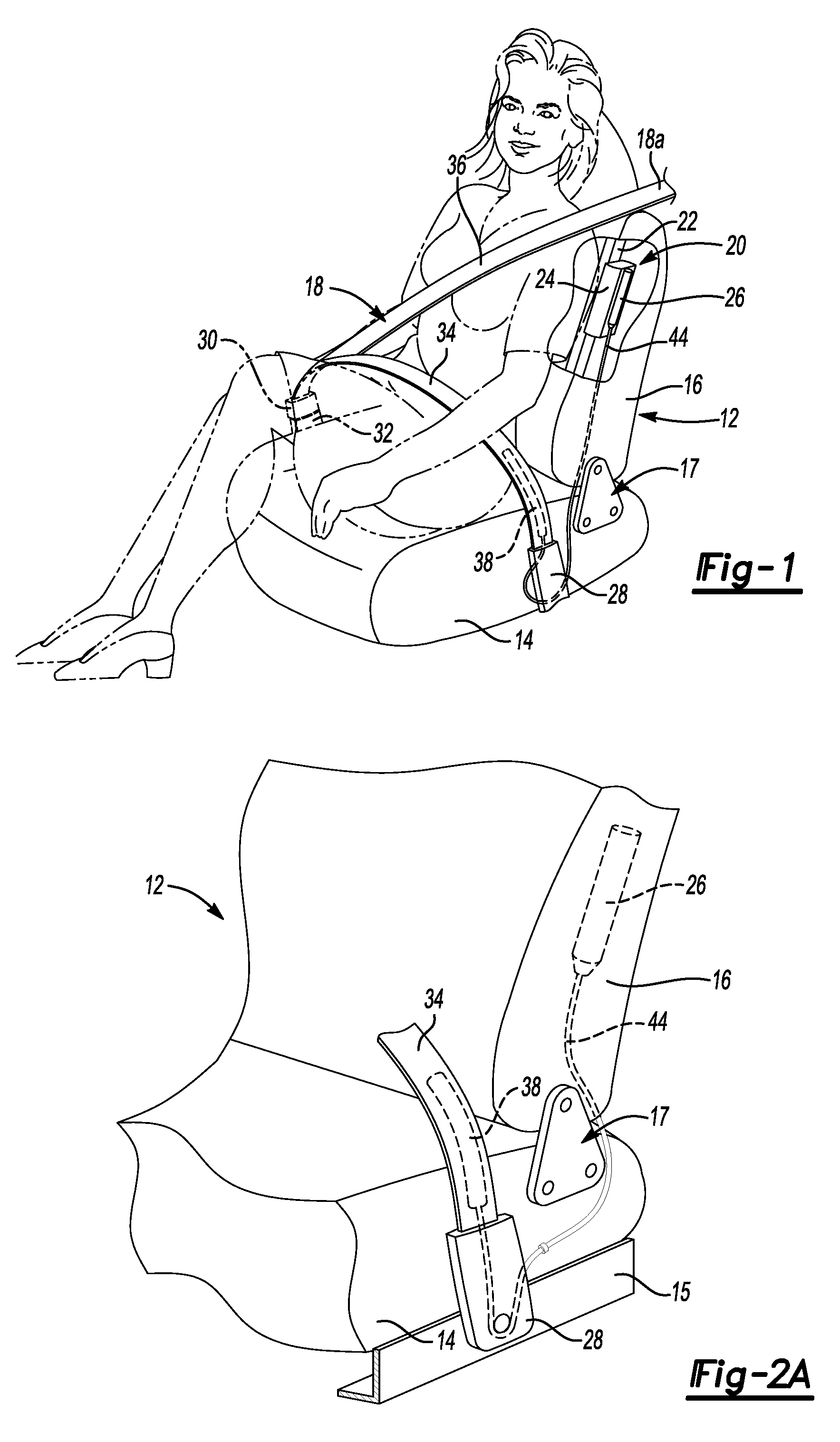 Integrated side airbag and inflatable belt