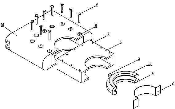 Blowout preventer shearing blade based on cumulative blasting cutting