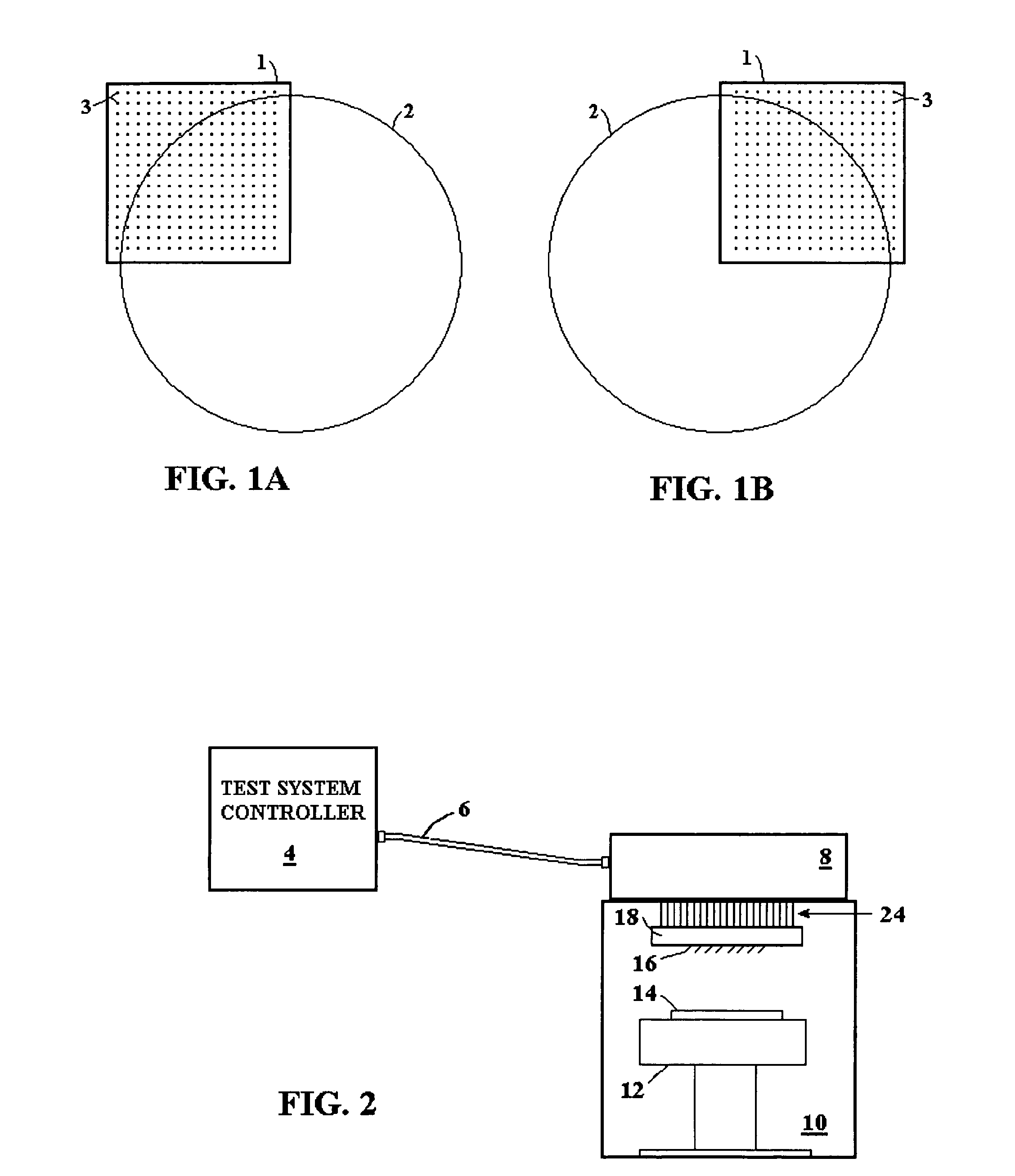 Probe card assembly including a programmable device to selectively route signals from channels of a test system controller to probes