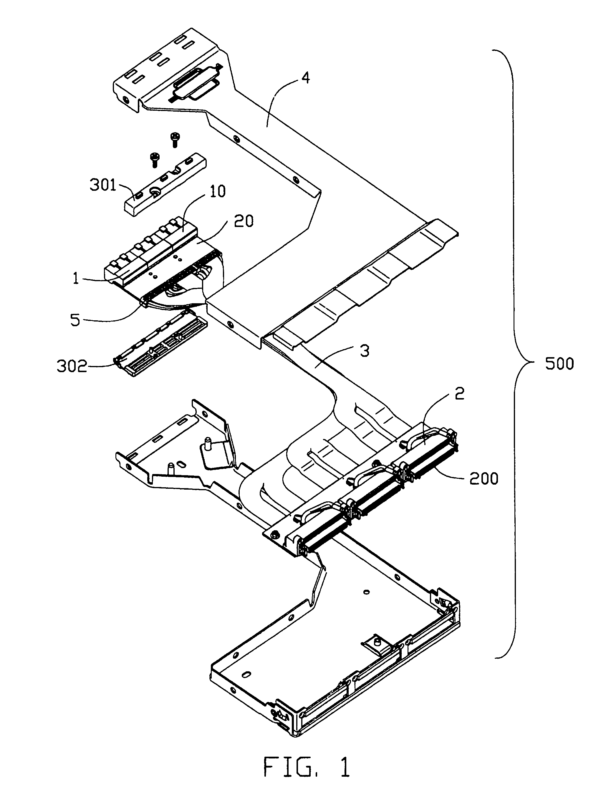 Cable connector assembly with wire spacer