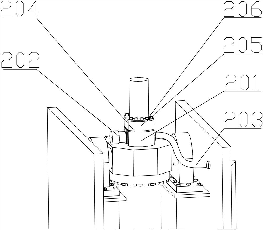 Underwater hydraulic oil cylinder anti-oil-spilling and waterproof structure and method