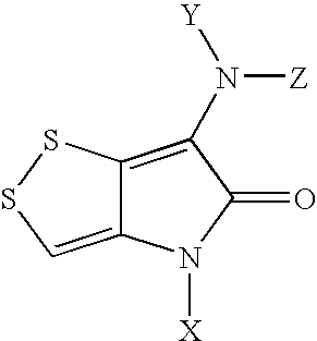 Novel dithiolopyrrolones with therapeutic activity