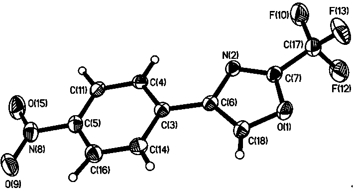 Method for synthetizing 2-trifluoromethyl oxazole compound