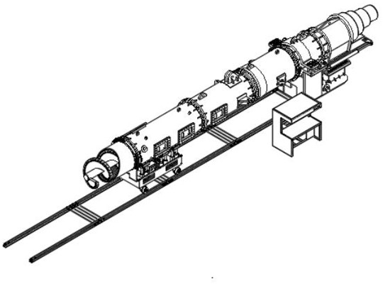A shield screw conveyor dismantling device