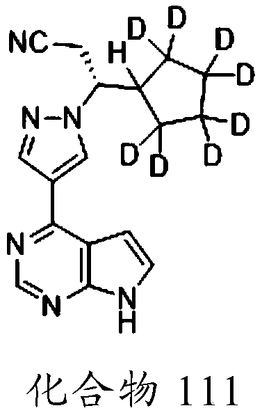 Deuterated derivative of ruxolitinib