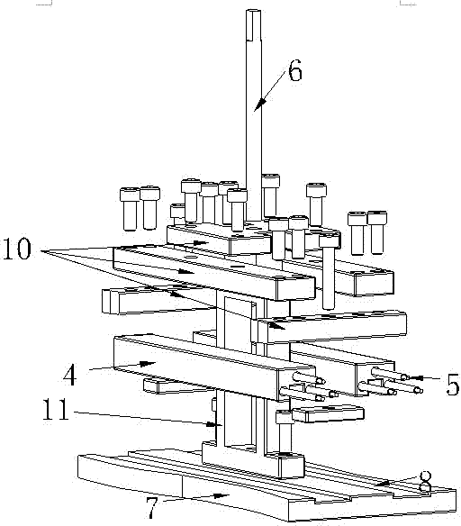 Adjustable heat shrink tube limit heating and sizing device