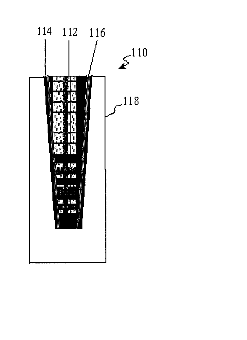 Anode structure for metal air electrochemical cells and method of manufacture thereof