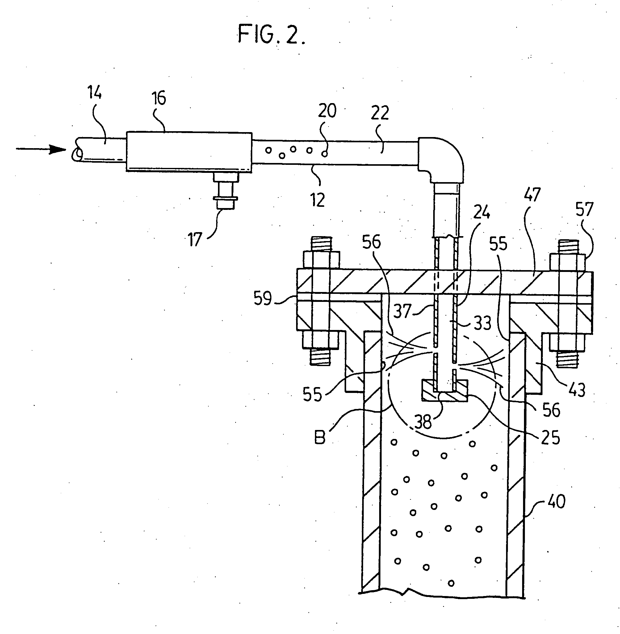 Apparatus and method for producing small gas bubbles in liquids