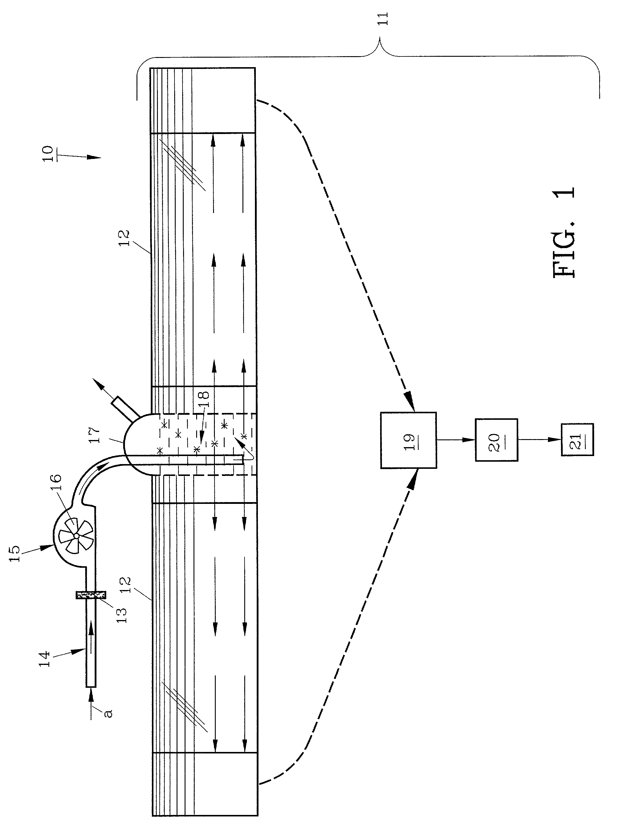Detector for halogen toxicants and method