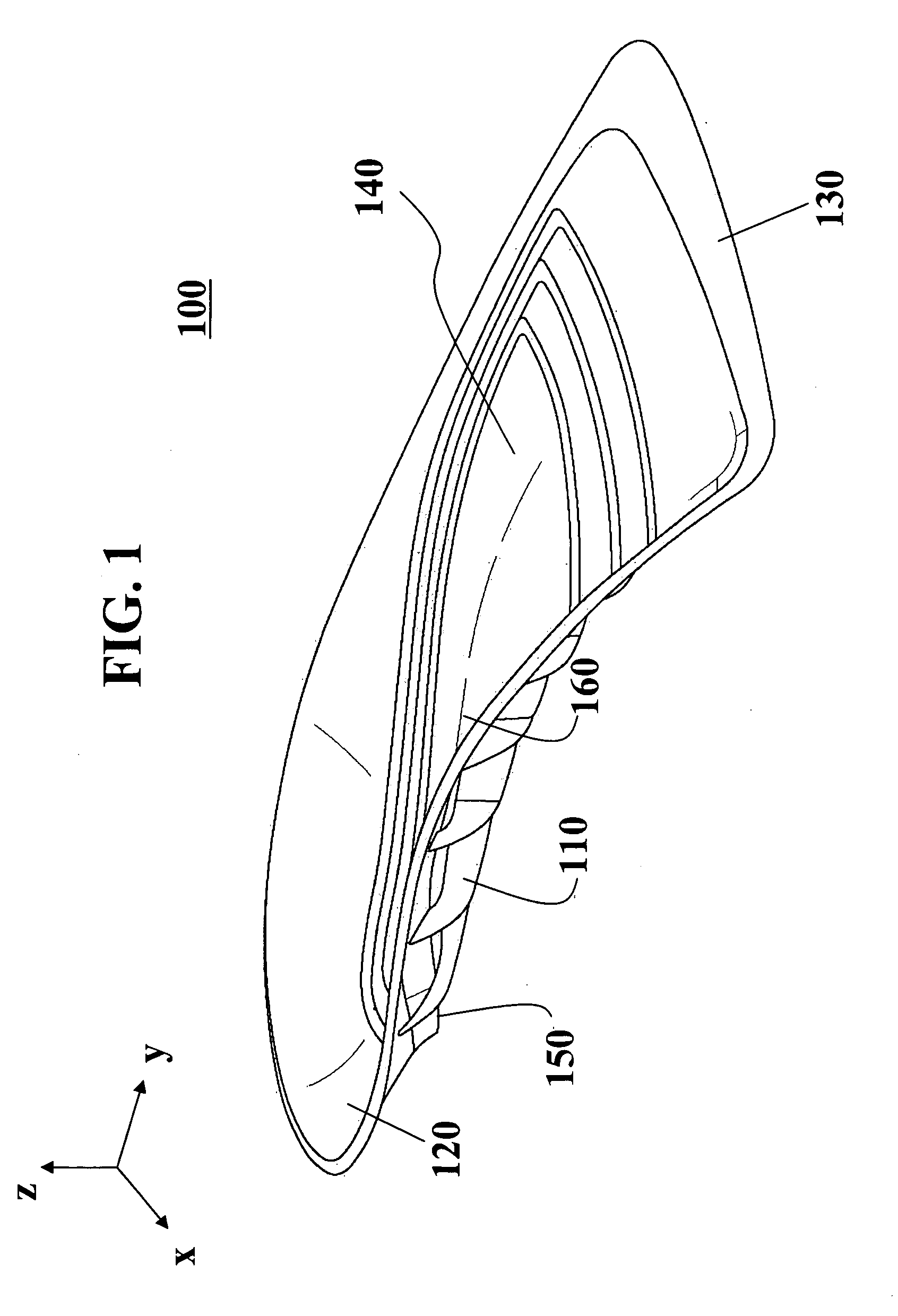 Arch support with a patterned surface