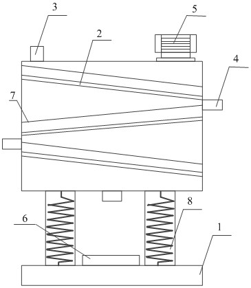 Corn seed screening machine