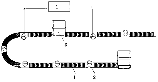 Multi-way parallel self-blended type quick response fuel cell supply device