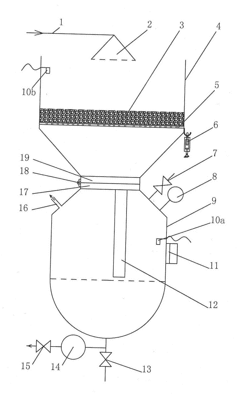 Filter-cone-type vacuum filtration waste oil device
