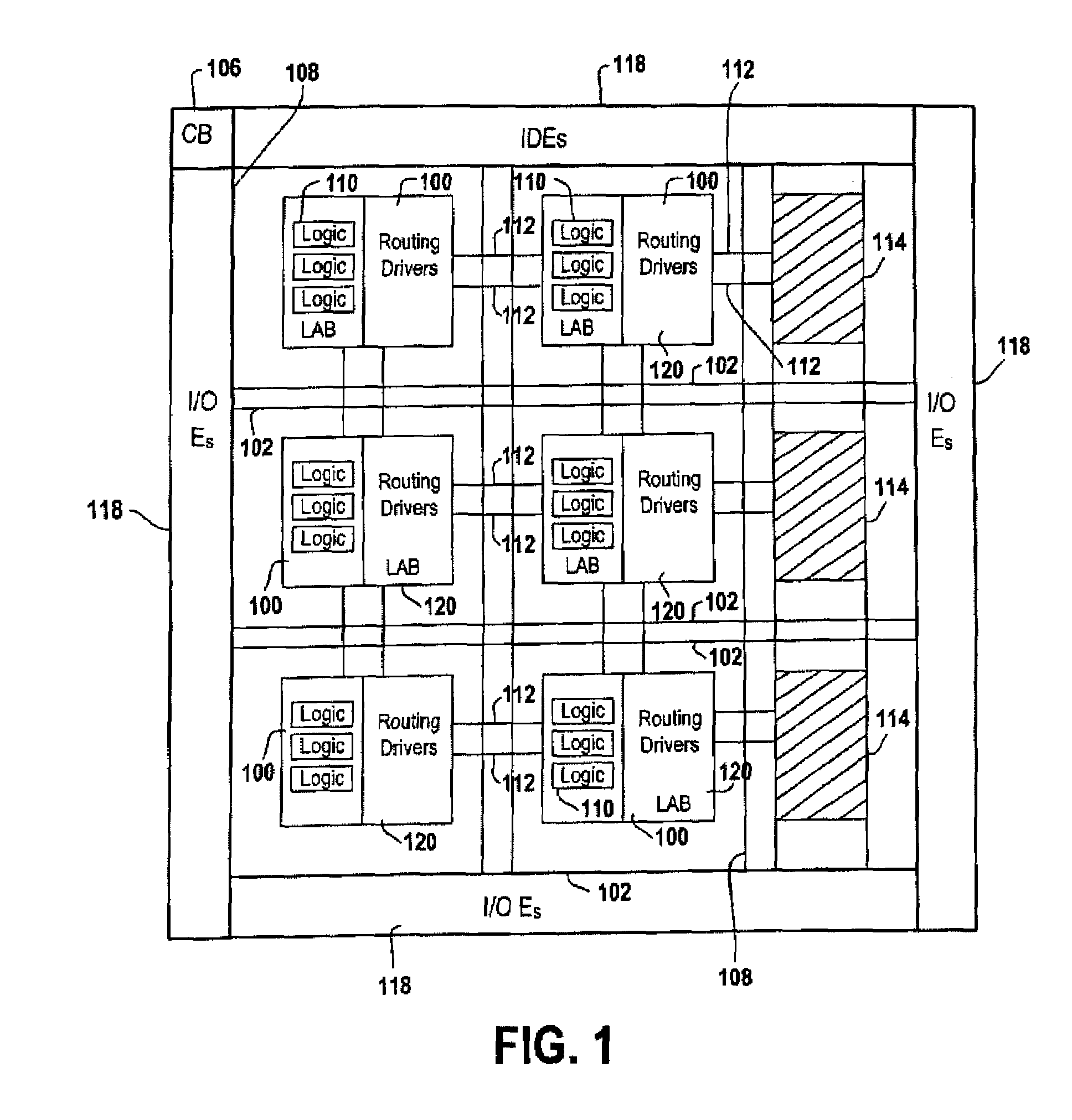 Method of reducing leakage current using sleep transistors in programmable logic device