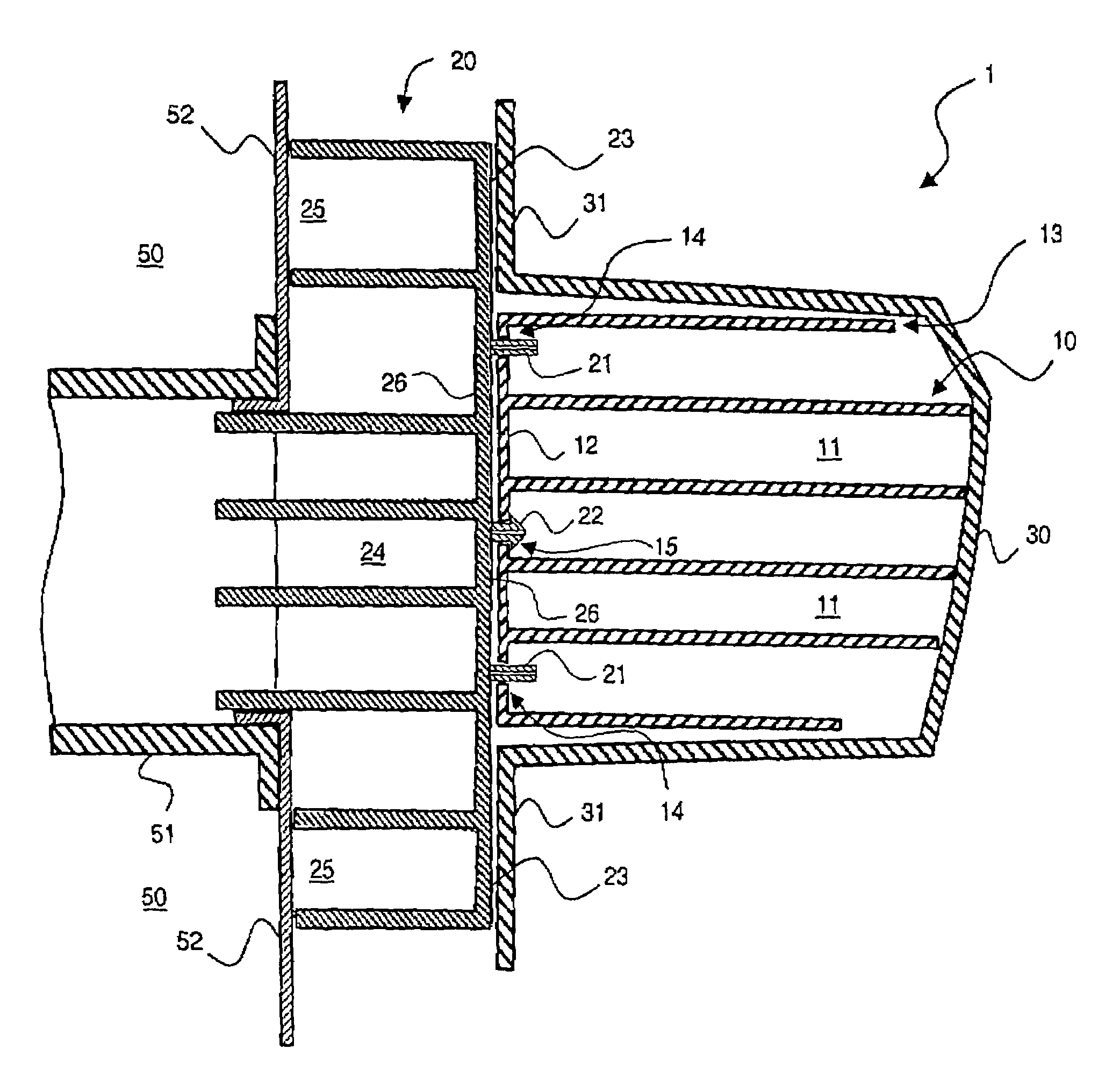 Bumper assembly for a vehicle and corresponding vehicle comprising said bumper assembly