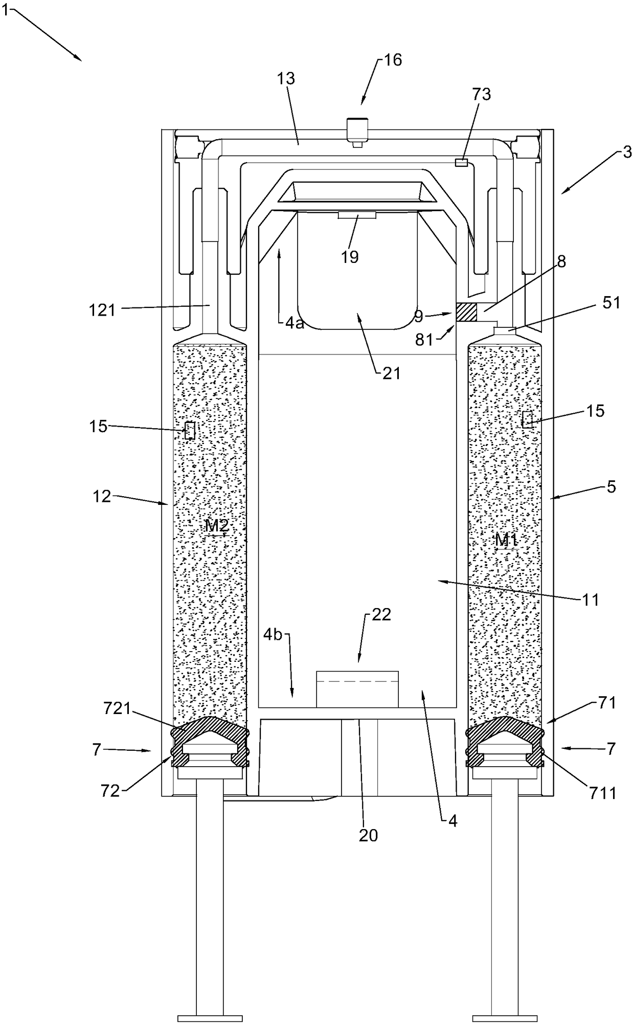 Improved cartridge for feeding a stereolithography machine and stereolithography machine employing said cartridge