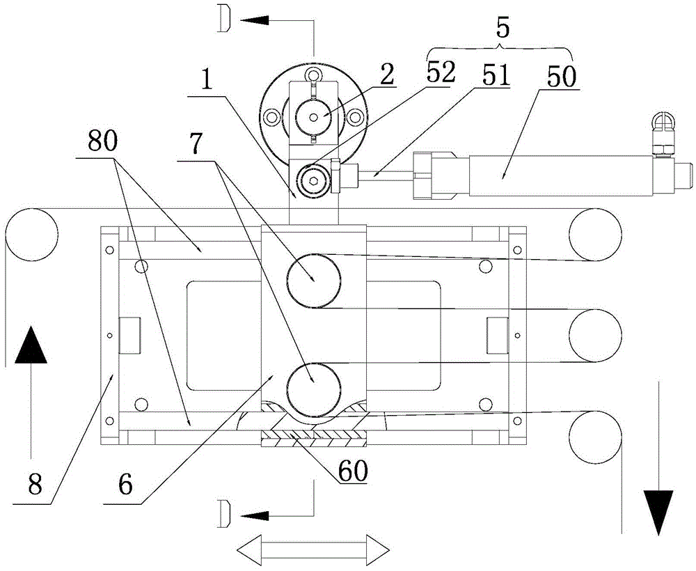 Tension mechanism of winding machine
