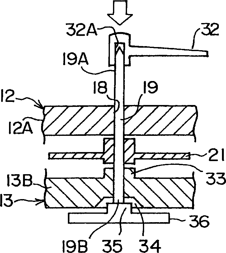 Assembling structure and method for pointer of instrument