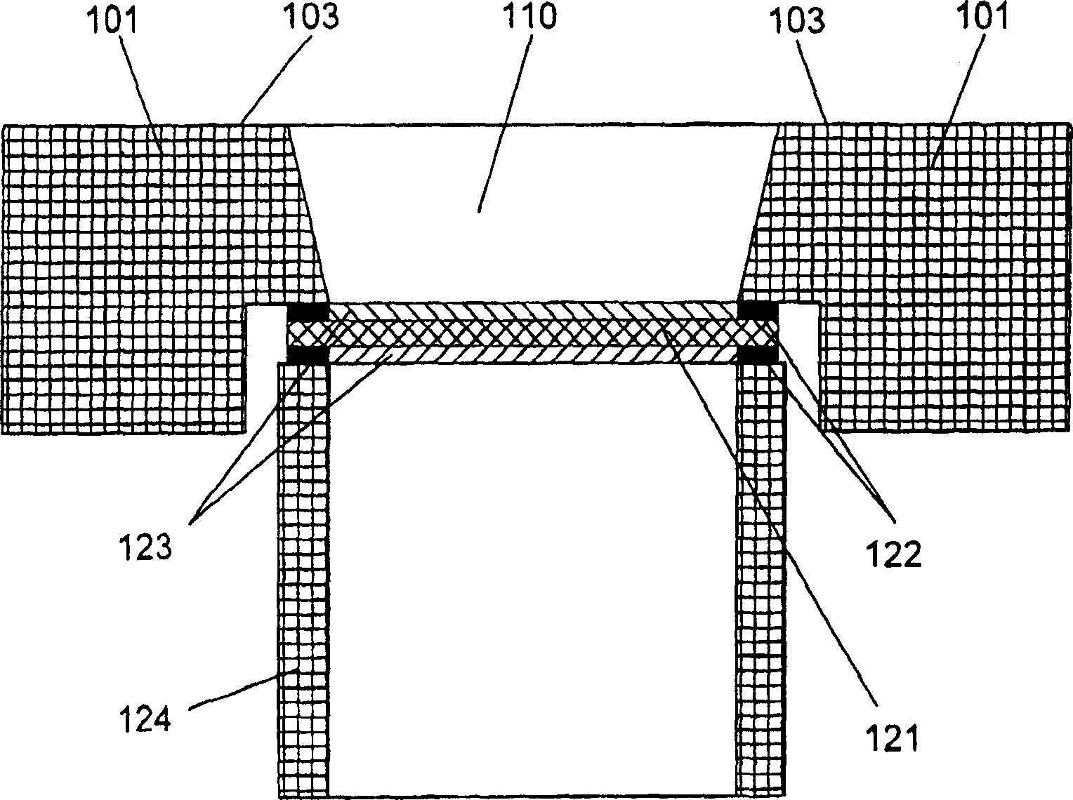 A feeding chamber, an apparatus and a method for production of doses of dry powder, a method for controlling particle segregation in dry powder during filling