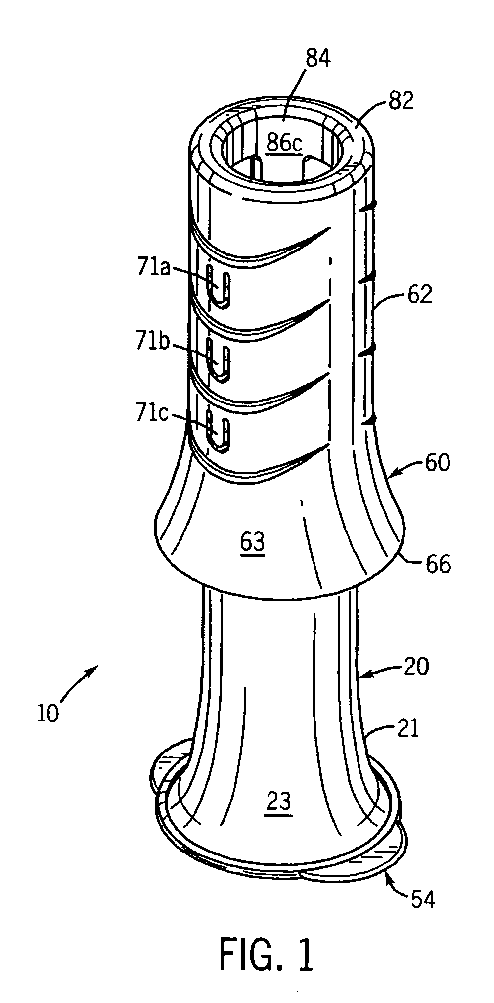 Device for dispensing a controlled dose of a flowable material