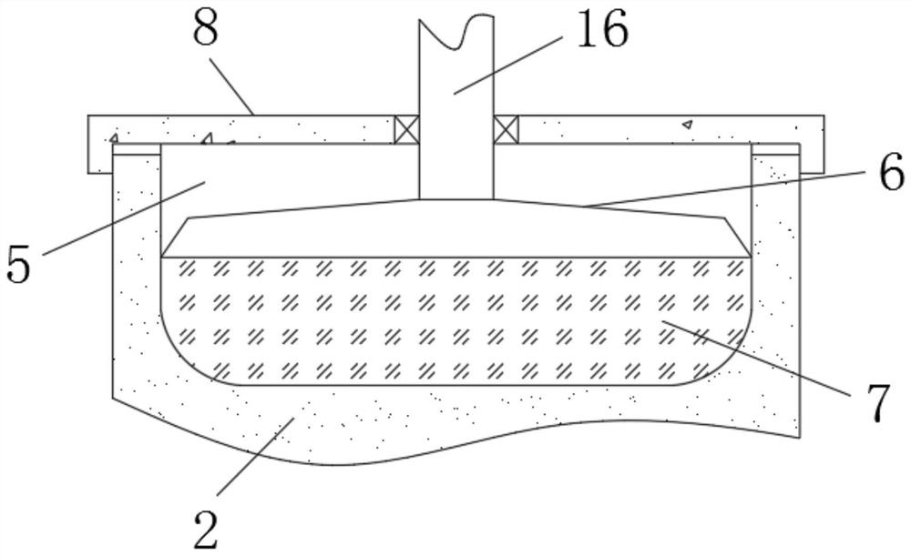 Grinding device for traditional Chinese medicine processing