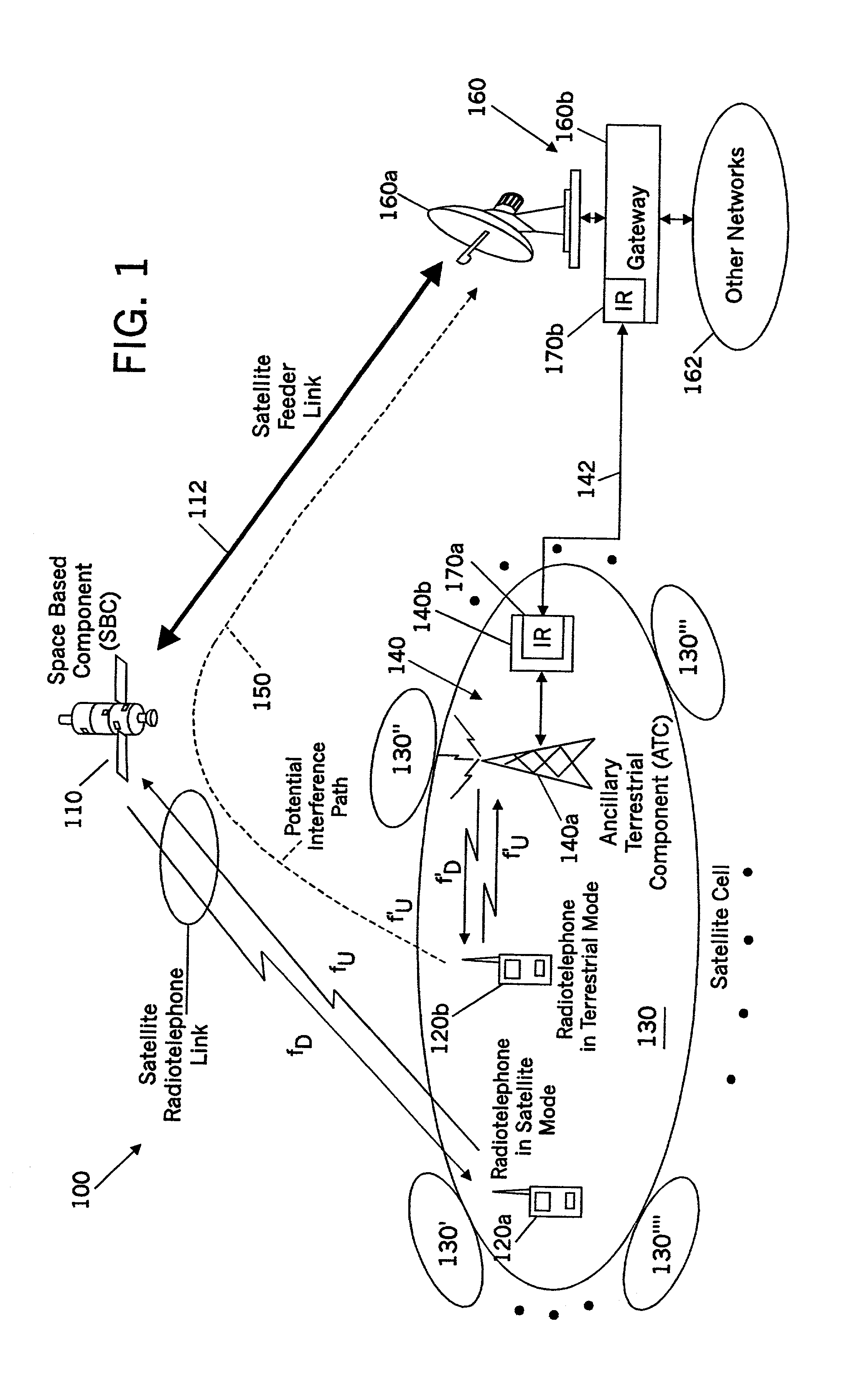 Systems and methods for monitoring terrestrially reused satellite frequencies to reduce potential interference
