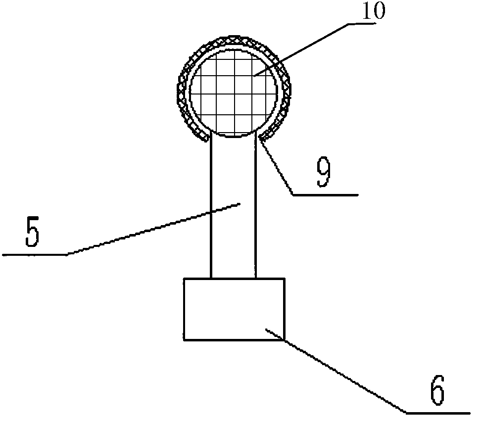 Sugarcane leaf fiber rubbing and pressing device