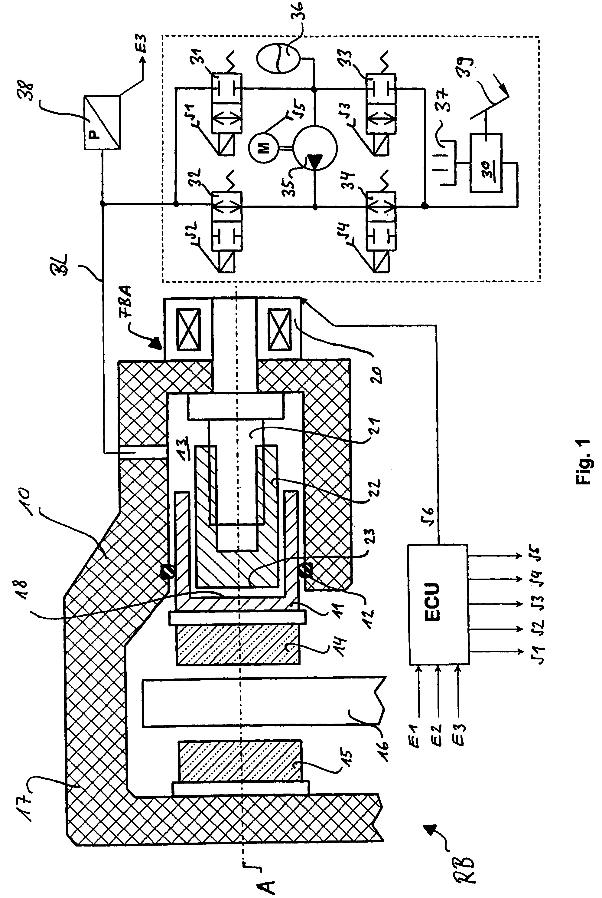 Method for operating to brake gear of a vehicle