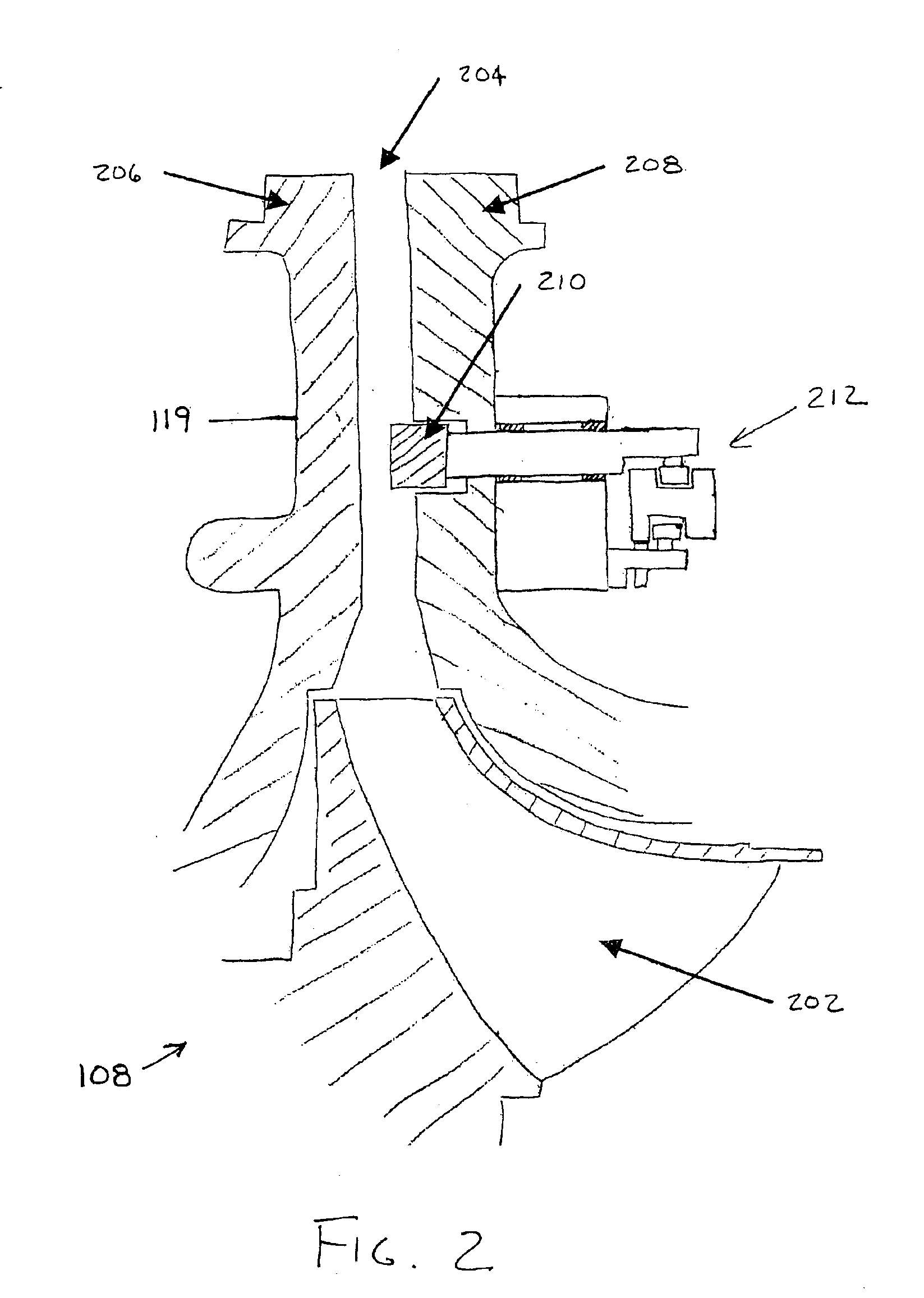 System and method for detecting rotating stall in a centrifugal compressor