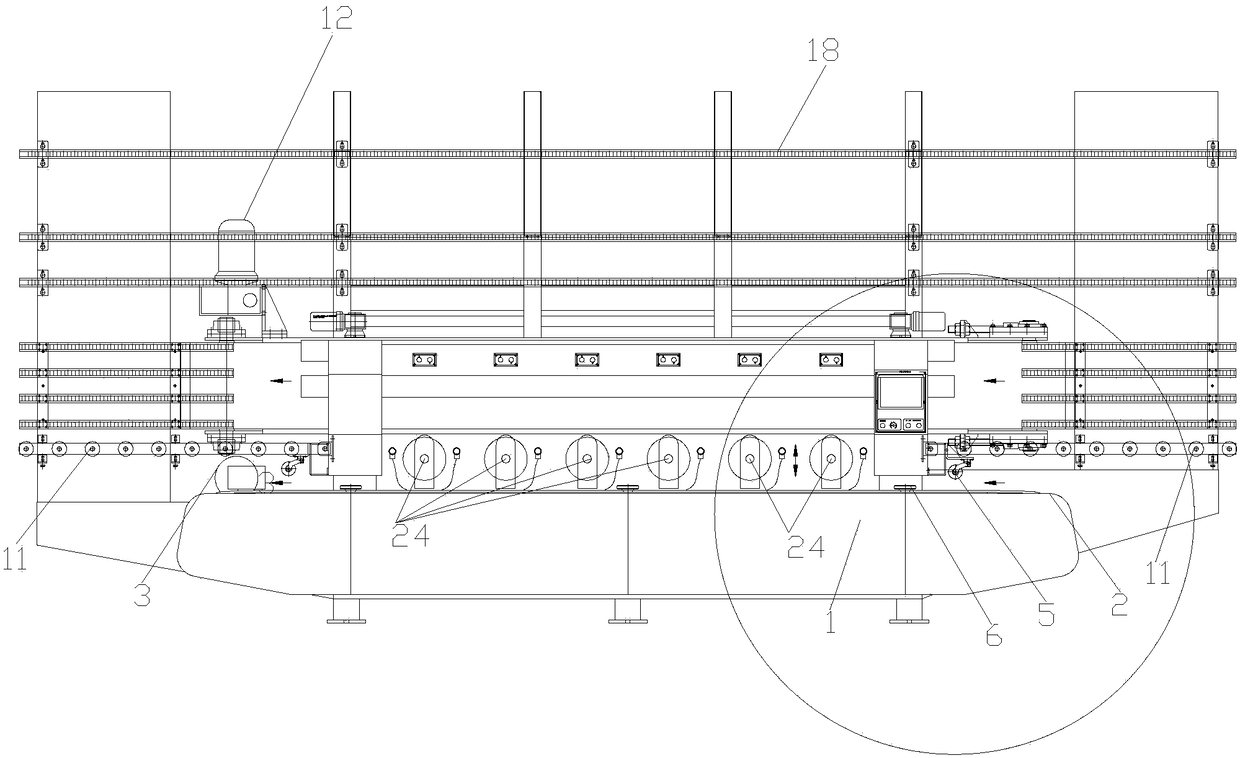 Fully automatic stone line edging machine