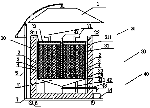 Household earthworm composting reactor