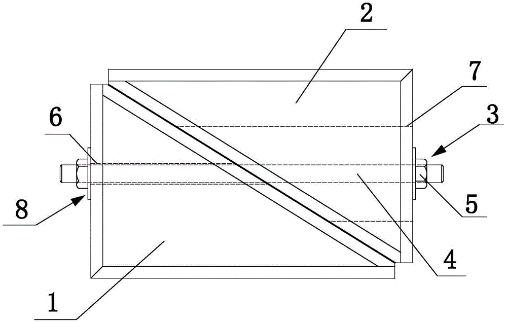 Unloading device used for steel structure support and unloading method thereof