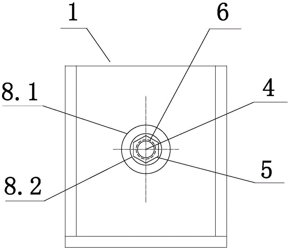 Unloading device used for steel structure support and unloading method thereof