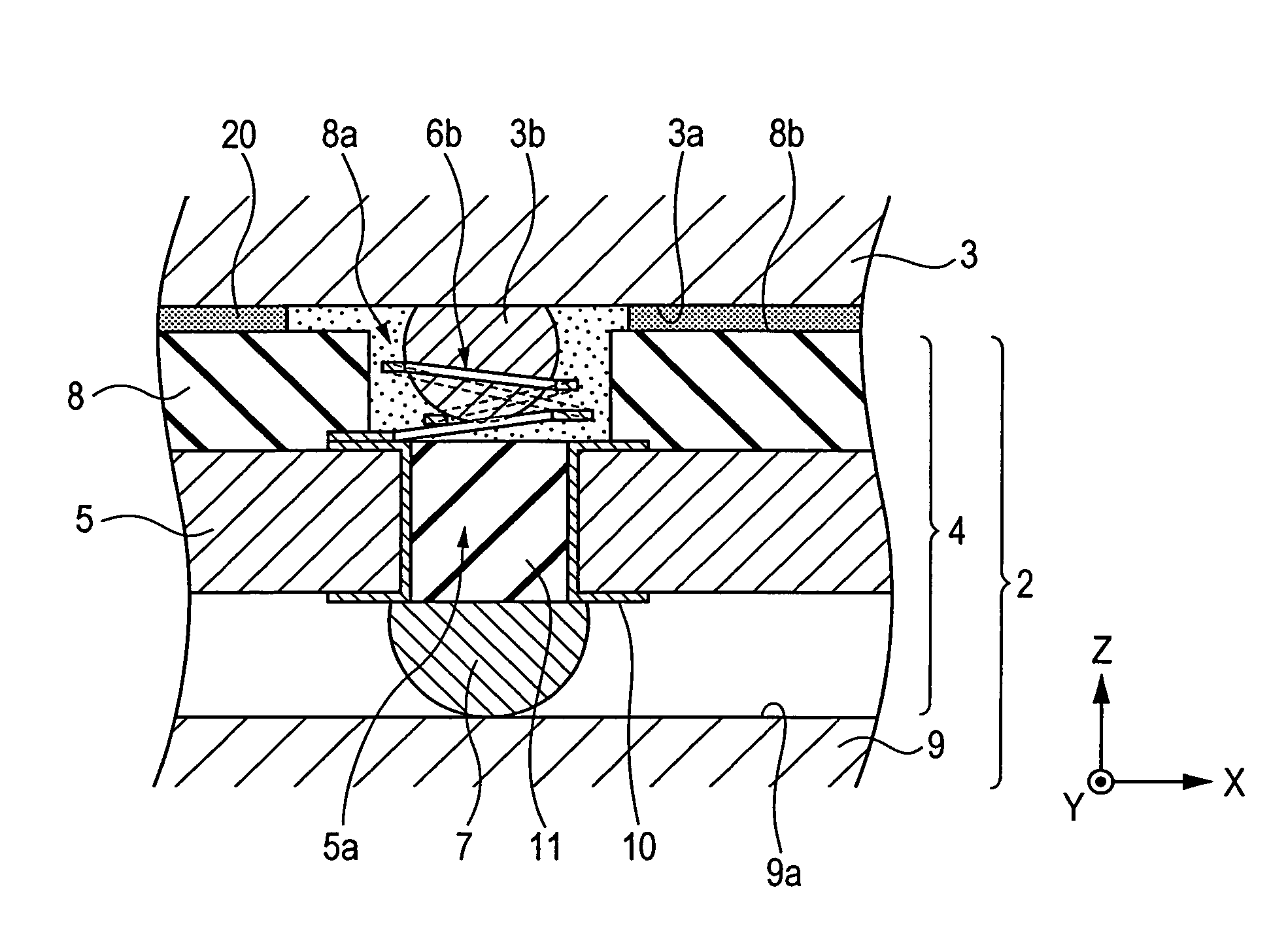 Electronic function part mounted body and method of manufacturing the electronic function part mounted body