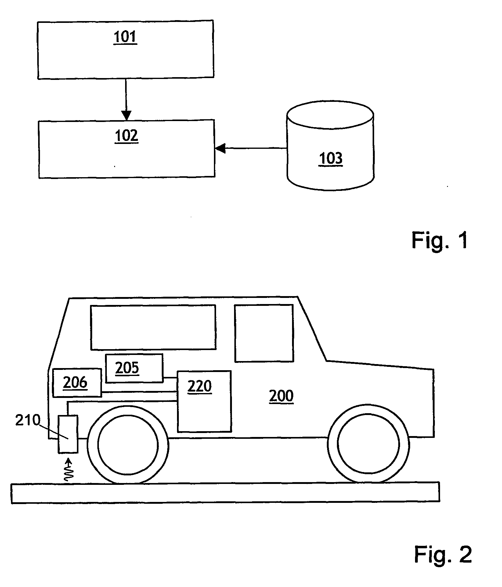 Method and system for detecting a property of a pavement by measuring gamma-radiaton