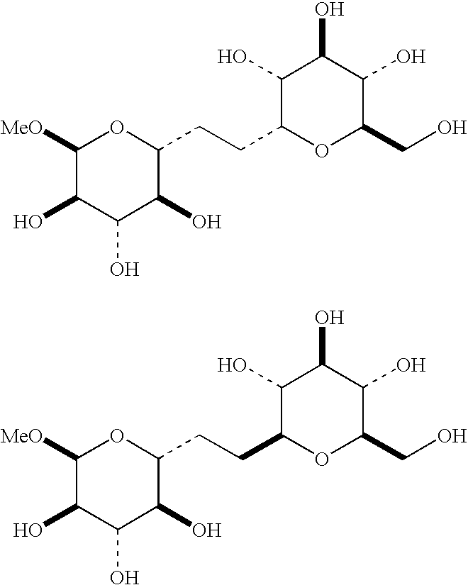 C-glycoside compounds for stimulating the synthesis of glycosaminoglycans