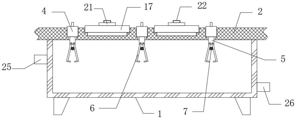 A kind of segment dyeing equipment based on single-color printing and dyeing and using method thereof