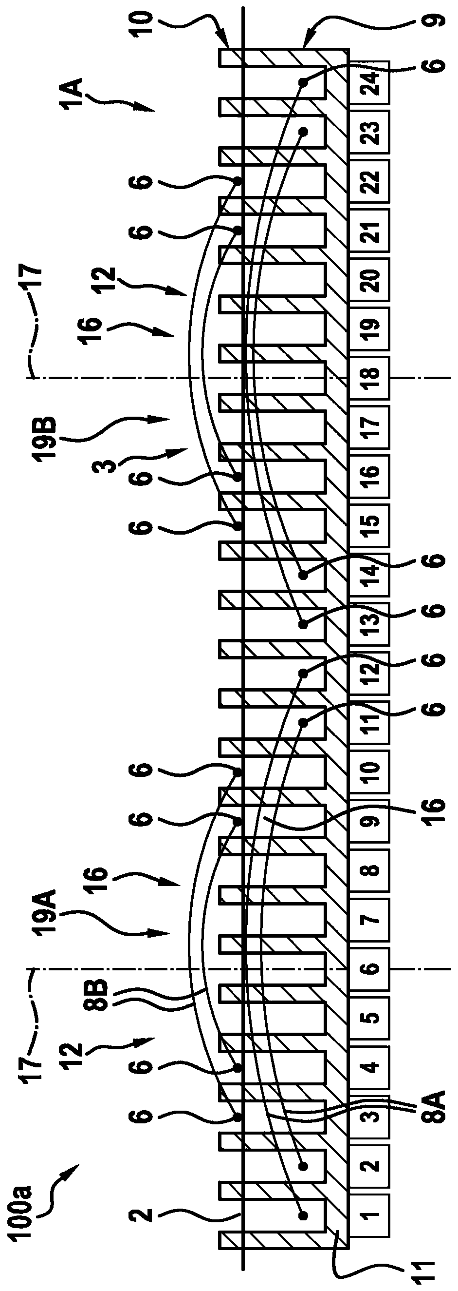 Winding arrangement, method for producing winding arrangement and electric machine