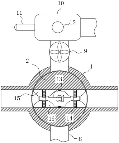 An anti-clogging valve for petroleum equipment