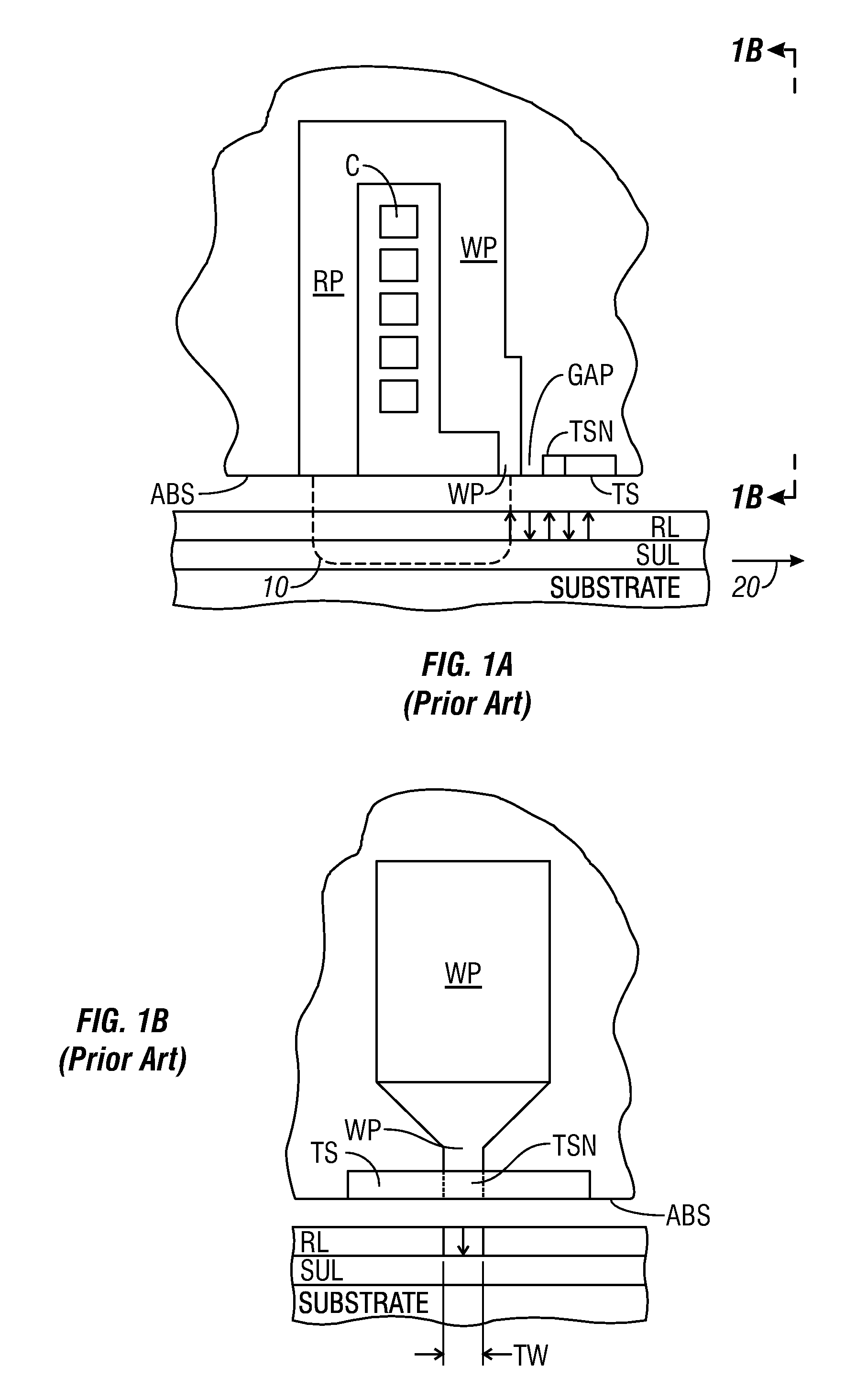 Method of manufacturing a perpendicular magnetic recording write head with notched trailing shield