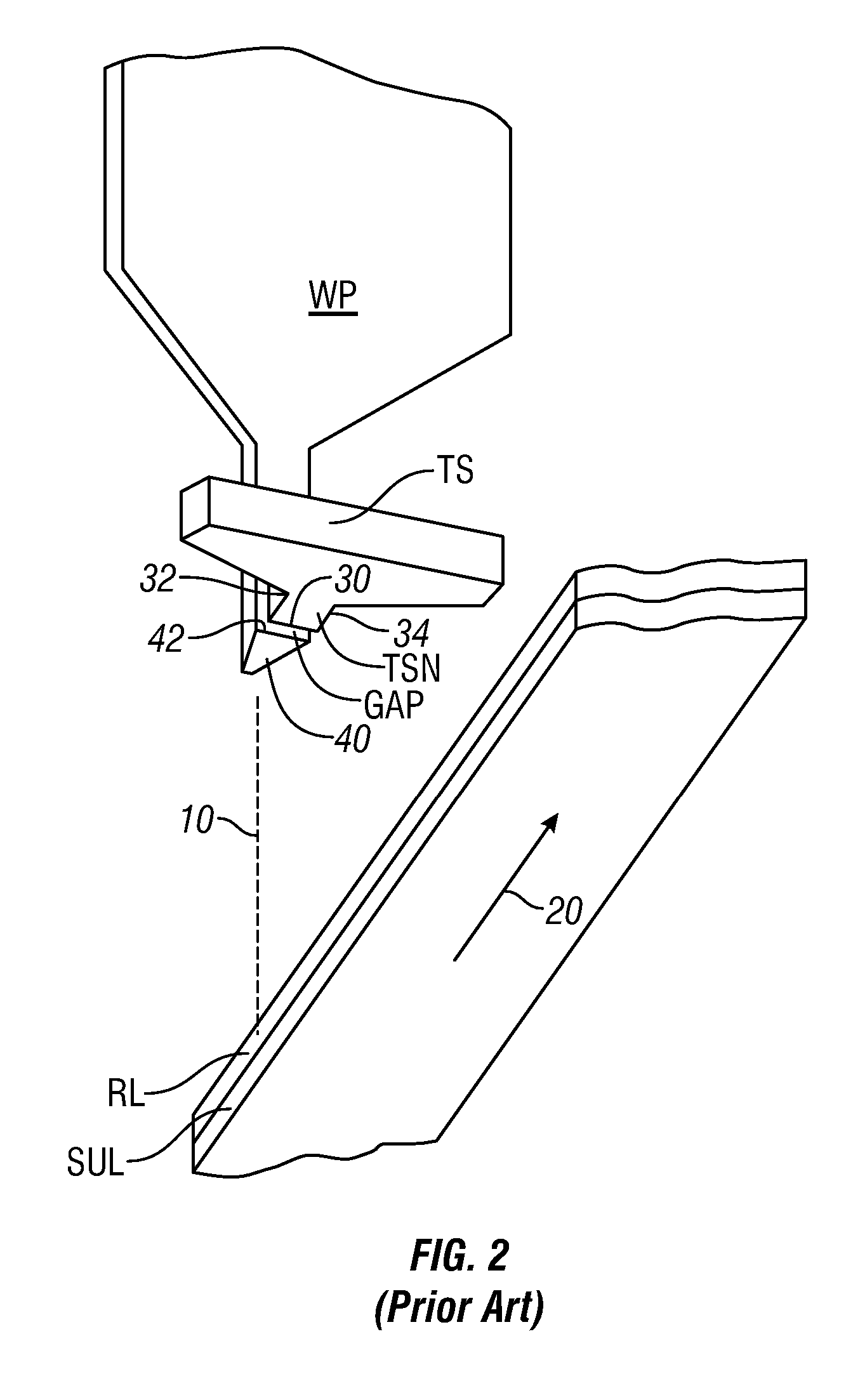 Method of manufacturing a perpendicular magnetic recording write head with notched trailing shield