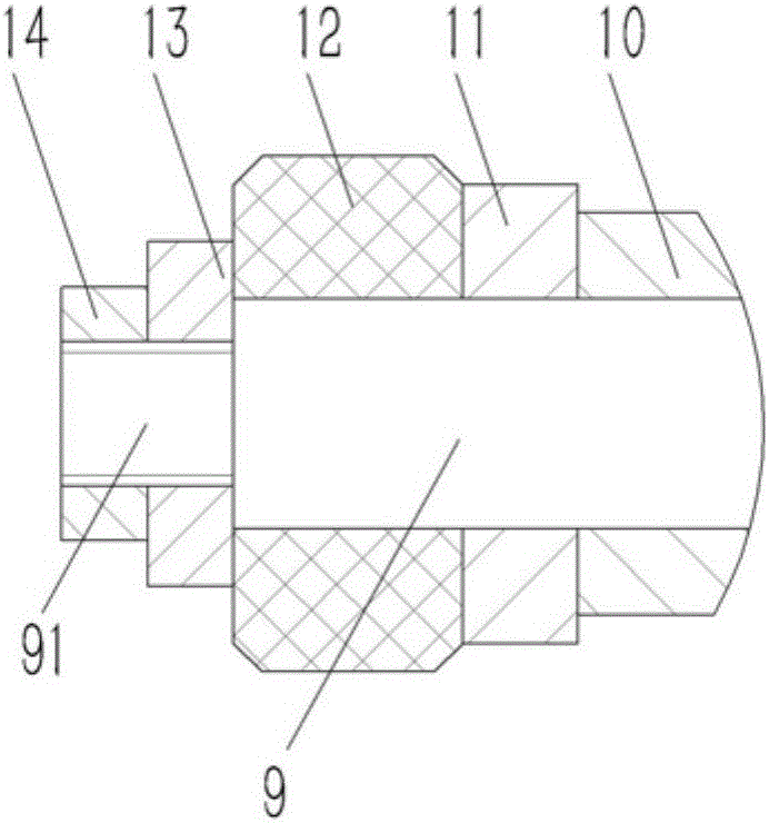 Press covering device applied to labeling machine