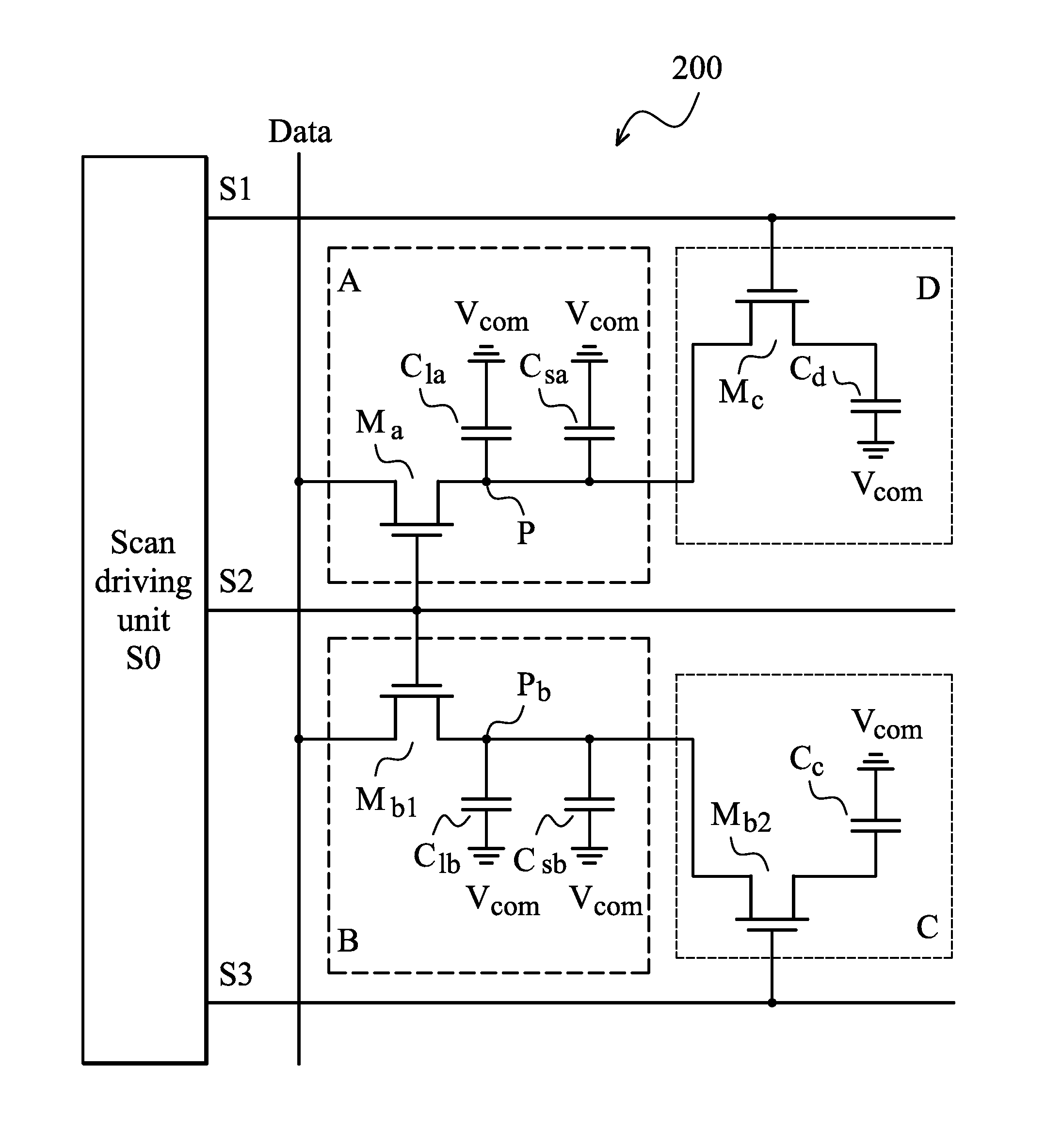 Display device operating in 2D and 3D display modes and method for driving the same