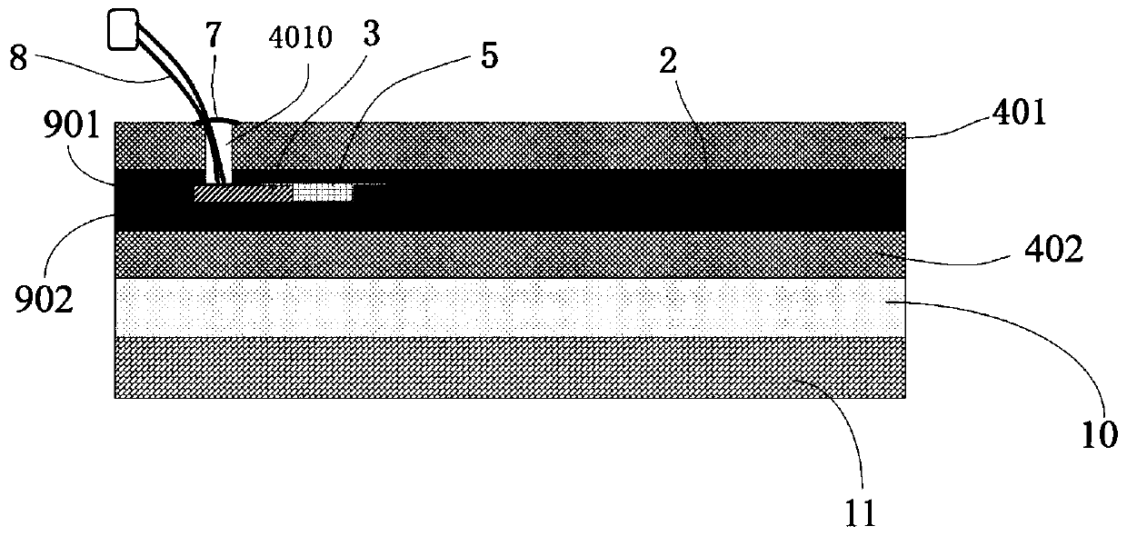 Power battery heating module and preparation method thereof