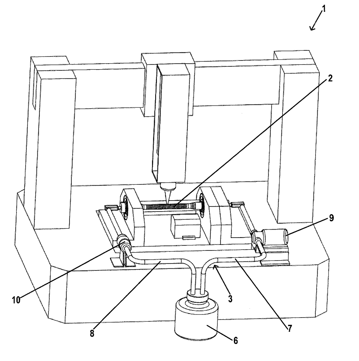 Rotary device for bio-printing and method for using the same