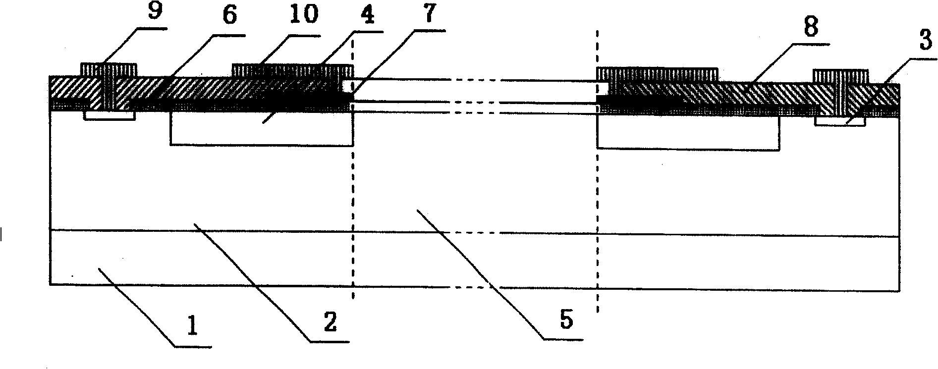 Depletion type terminal protection structure