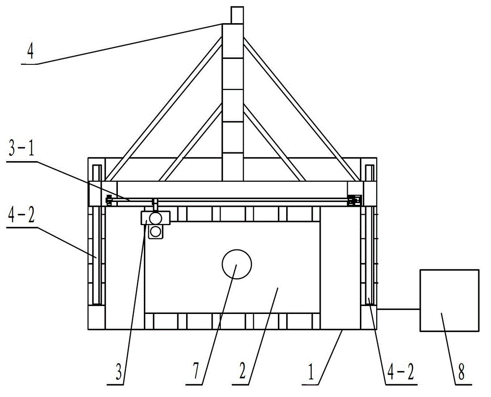 Machining method of T-shaped movable beam irregularly-shaped glass machining system